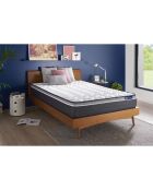 Matelas à ressorts ensachés et mémoire de forme Actiflex Plus blanc - 180x200 cm