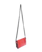 Rode leren etui - 15x22x6 cm