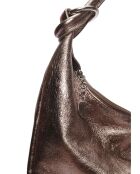 Bronzen leren Hobo-tas - 35,5x40,5 cm