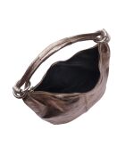 Bronzen leren Hobo-tas - 35,5x40,5 cm