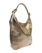 Hobo tas in goudkleurig leer - 35,5x40,5 cm