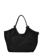 Hobo tas in zwart suède - 29x42x11 cm