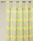 Rideau en coton Muguet jaune - 260 x 110 cm