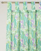 Rideau en coton Allegria vert - 260 x 110 cm