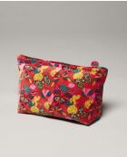 Trousse de toilette en coton Holy argile rouge - 33 x 19 x 13 cm
