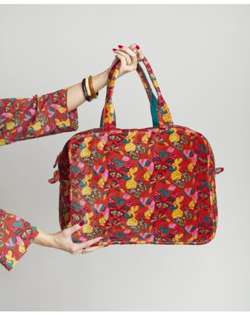 Sac en coton Holy argile rouge - 45 x 34 x 18 cm