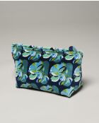 Trousse de toilette en coton Split marine - 33 x 19 x 13 cm