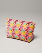 Trousse de toilette en coton Mackintosh corail - 33 x 19 x 13 cm