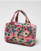 Sac en coton Molly corail - 25 x 16 x 9 cm