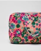 Sac en coton Molly corail - 25 x 16 x 9 cm