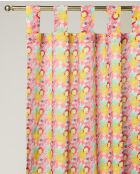 Rideau en coton Mackintosh corail - 260 x 110 cm