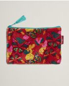 Pochette en coton Holy argile rouge - 21 x 24 cm