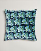 Baumwollkissen Split, 45 x 45 cm, marineblau