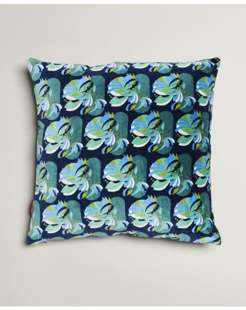 Baumwollkissen Split, 45 x 45 cm, marineblau