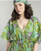 Grünes Baumwollkleid Allegria