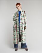 Peignoir en velours Dundee sauge