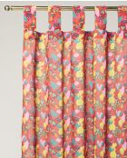 Rideau en coton Holy argile rouge - 260 x 110 cm