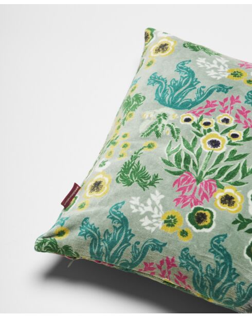 Kissen Dundee Sage aus Baumwolle, 55 x 35 cm