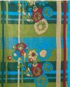Echarpe en laine Dundee vert - 45 x 34 x 18 cm