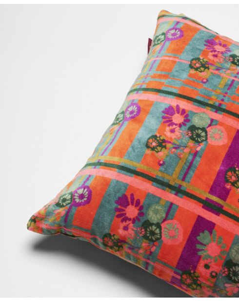 Coussin en coton Dundee orange - 45 x 45 cm