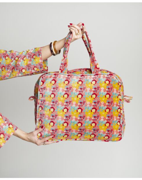 Sac en coton Mackintosh corail - 45 x 34 x 18 cm