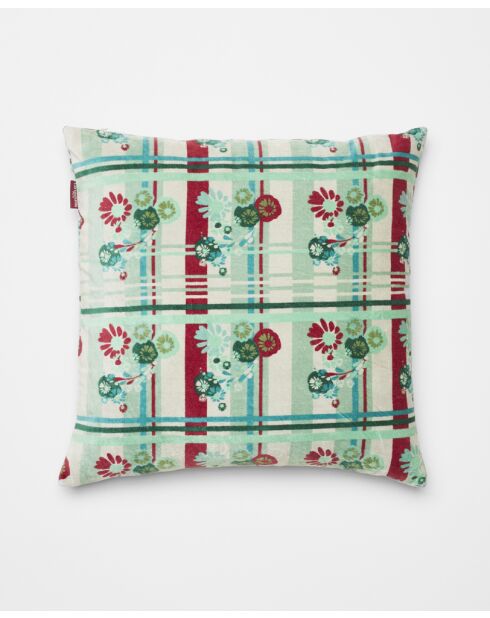 Dundee sage katoenen kussen - 45 x 45 cm