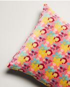 Coussin en coton Mackintosh corail - 55 x 35 cm