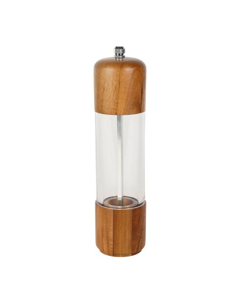 Natuurlijke Ablis zout- en pepermolen - D.5 x H.21 cm