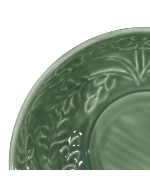 Lot de 2 coupes Floraly ivoire/sauge - D.25 cm