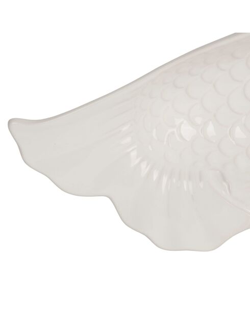 Plat creux Poisson blanc - 53 x 20 cm
