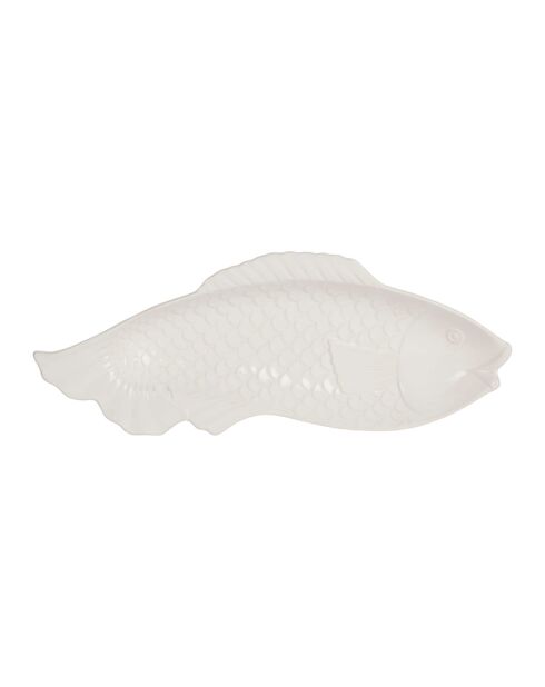 Plat creux Poisson blanc - 53 x 20 cm