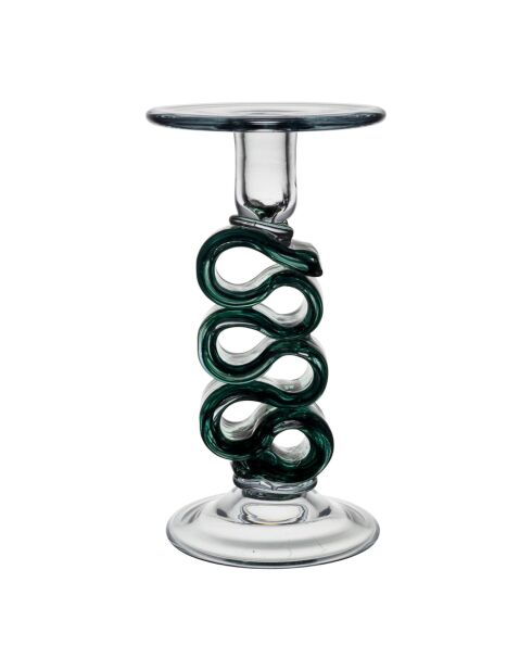 Portavelas Emerald Sablon - D.13 x H.23,5 cm