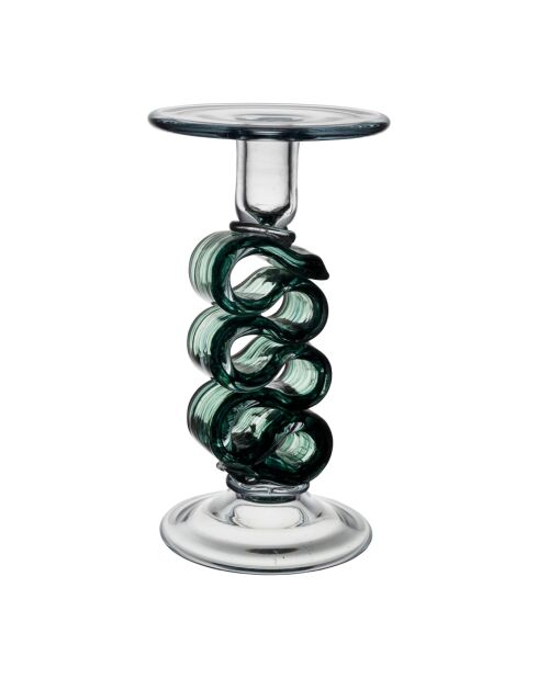Portavelas Emerald Sablon - D.13 x H.23,5 cm