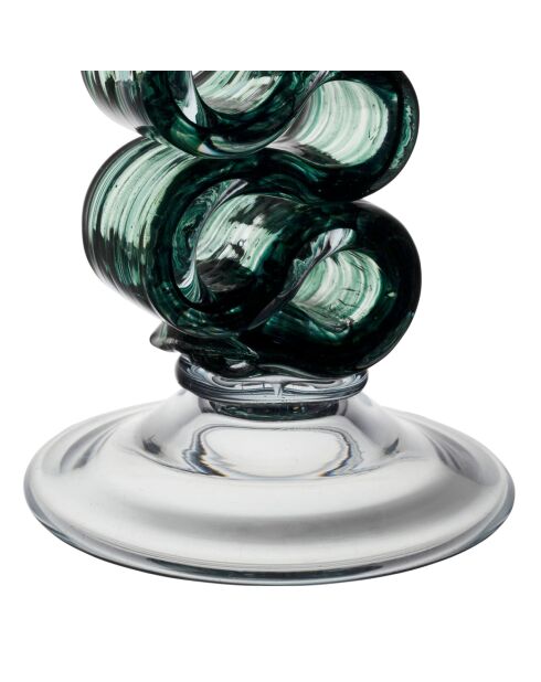 Portavelas Emerald Sablon - D.13 x H.23,5 cm