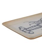 Piatto a base di aragosta blu Bordemer - 15,5 x 25,5 cm