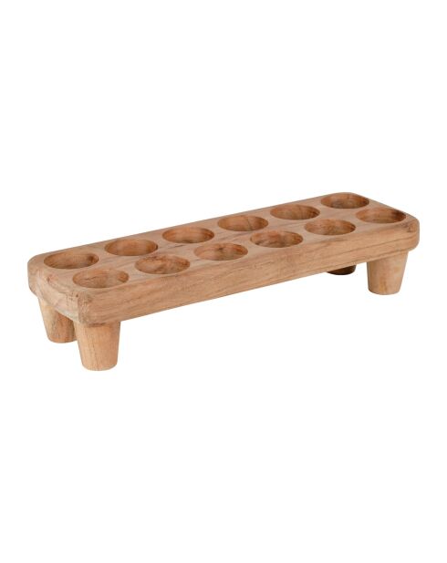 Dalbert Eierhalter für 12 Personen, Natur, 30 x 10 x H.6 cm