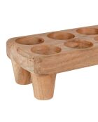 Dalbert Eierhalter für 12 Personen, Natur, 30 x 10 x H.6 cm