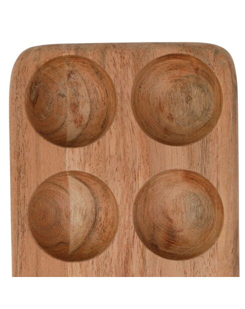 Dalbert Eierhalter für 12 Personen, Natur, 30 x 10 x H.6 cm
