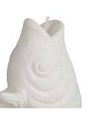 Bougie Poisson blanc - 11 x 6 x H.16 cm