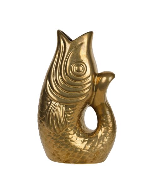 Jarrón dorado marino - 24 x 16,5 x H.39,5 cm