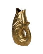 Goldene Meeresvase - 24 x 16,5 x H.39,5 cm