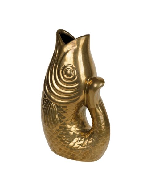 Jarrón dorado marino - 24 x 16,5 x H.39,5 cm