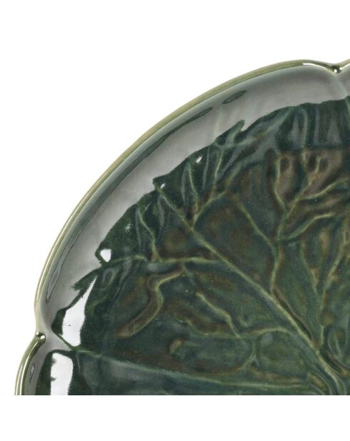 Assiette plate Chou verte - D.27 cm