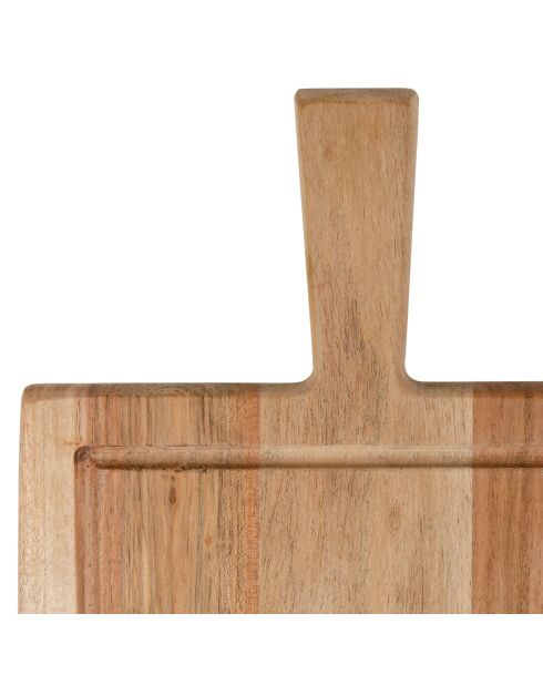 Planche décorative avec coupelle Dalbert naturel/blanc - 50 x 25 cm