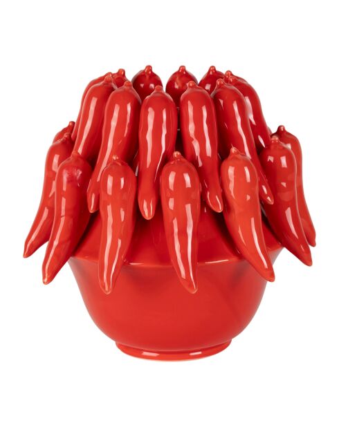 Vase Piment rouge - D.19 x H.18 cm