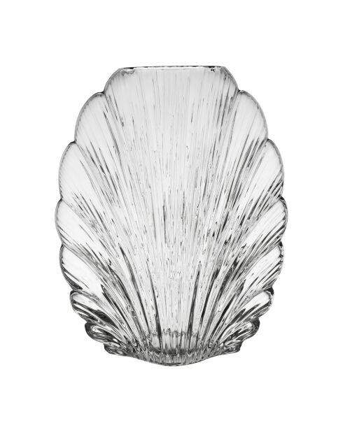 Jarrón Leucie de cristal transparente - 10 x 20 x H.25 cm