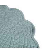 Set de table Boutis vert d'eau - D42 cm