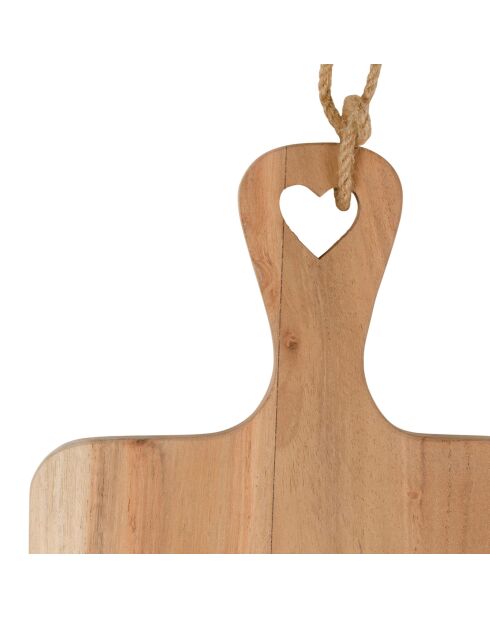 Set di 2 pannelli decorativi Dalbert naturali - L.30/25 cm