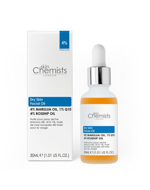 Droge huid - Marulua-olie 4%, Q10 1%, rozenbottelolie 4% - 30 ml