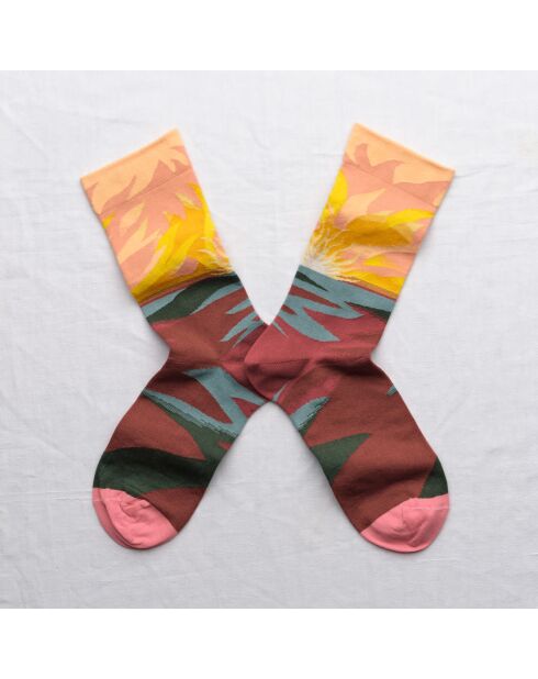 Chaussette en coton Soleil Adobe
